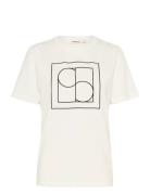 Slvarga Embroidered Tee Ss Soaked In Luxury White