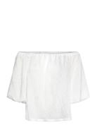 Off-Shoulder Blouse FREE/QUENT White