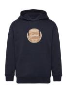 Logo Sweat Hoodie Lindbergh Navy