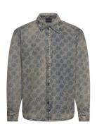 Shield Laser Denim Shirt Daily Paper Blue