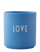 Favourite Cup - Celebration Design Letters Blue