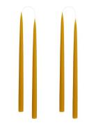 Hand Dipped Candles, 4 Pack Kunstindustrien Yellow