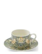 William & Morris Teacup & Saucer – Strawberry Thief 0,28L Morris & Co ...