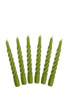 Candles With A Twist - Matt Kunstindustrien Green