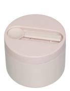 Travel Thermo Lunch Box Design Letters Beige