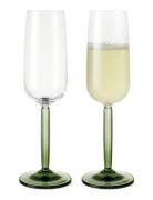 Hammershøi Champagneglas 24 Cl Grøn 2 Stk. Kähler Green