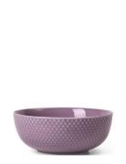 Rhombe Color Skål Ø15.5 Cm Lilla Lyngby Porcelæn Purple