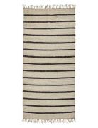 Tæppe, Hdsima, Sort/Natural House Doctor Beige