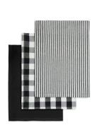 Tea Towels Recycle Engholm Textiles Black