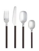 Confetti Cutlery 16 Pcs Pepper Aida Black