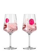 Sommers Tt Wineglass 2-Pack Ritzenhoff Pink