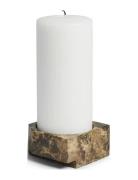 Jeu De Dés 3 Candle Holder WOUD Brown