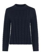 Mandy Cable Sweater Newhouse Navy