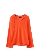 Organic Cotton Terry Surfer Hood Lexington Clothing Orange