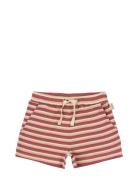 Shorts Modal Multi Striped Petit Piao Red