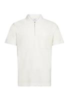 Terry Pique W. Zip Lindbergh Cream