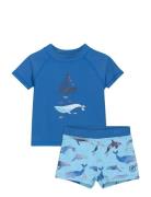 Baby T-Shirt Set S/S Color Kids Blue
