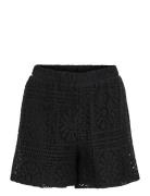 Vimerinda Crochet Hw Shorts Vila Black
