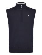 Murray 1/2-Zip Merino Vest Lexton Links Navy