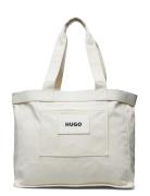 Becky Tote-Canvas HUGO White