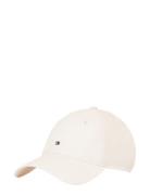 Essential Flag Linen Cap Tommy Hilfiger White