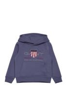 Archive Shield Raglan Hoodie GANT Blue