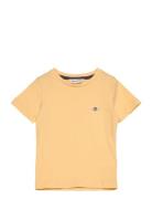 Shield Ss T-Shirt GANT Yellow
