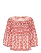 Crtiah Frill Shirt Cream Red