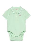 Contrast Tp Pique Body GANT Green