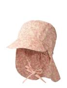 Sun Hat Woven Tonga Wheat Pink