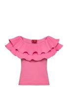 Flouncecras Top Cras Pink