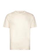 Linen Ss T-Shirt GANT Cream