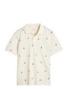 Embroidered Graphic Polo GANT Cream