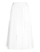 Midi Cotton Skirt GANT White