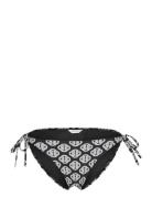 Monogram Print Tie Side Bottom GANT Black