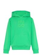 Hooded Sweatshirt Hugo Kids Green