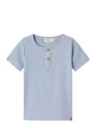 Nmmlalo Taj Ss Slim Top Lil Lil'Atelier Blue