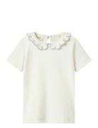 Nmffundo Ss Slim Top Lil Lil'Atelier White
