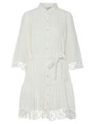 Yasthia 3/4 Shirt Dress S. YAS White