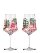 Sommers Tt Wineglass 2-Pack Ritzenhoff Patterned