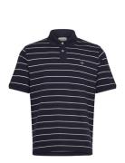 Striped Ss Polo GANT Navy