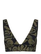 Pipa - Wireless Triangle Bra Swimsuit Etam Khaki