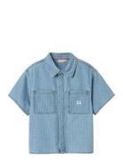 Nkmfelix Ss Dnm Shirt 3950-Ky H Name It Blue