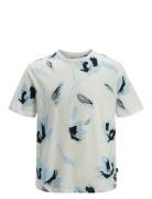 Jprblapalermo Aop Ss Tee Jack & J S Cream