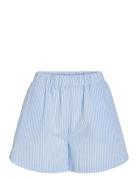 Viina Stripe Loose Shorts/Ln Vila Blue