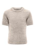 Kogpiumo S/S O-Neck Top Knt Kids Only Grey
