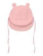 Summer Hat Ears Muslin Huttelihut Pink