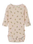 Nbflavo Kis Ls Slim Body Lil Lil'Atelier Beige