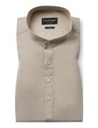 Bs Crawford Casual Modern Fit Shirt Bruun & Stengade Beige