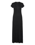 Flowy Jersey Maxi Dress Lexington Clothing Black